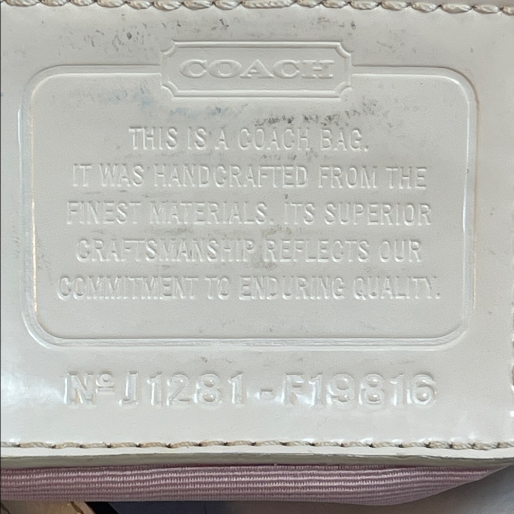 Coach Peyton Signature Pocket Tote & Crossbody Bag – Beige/Khaki F19816 - Picture 7 of 15